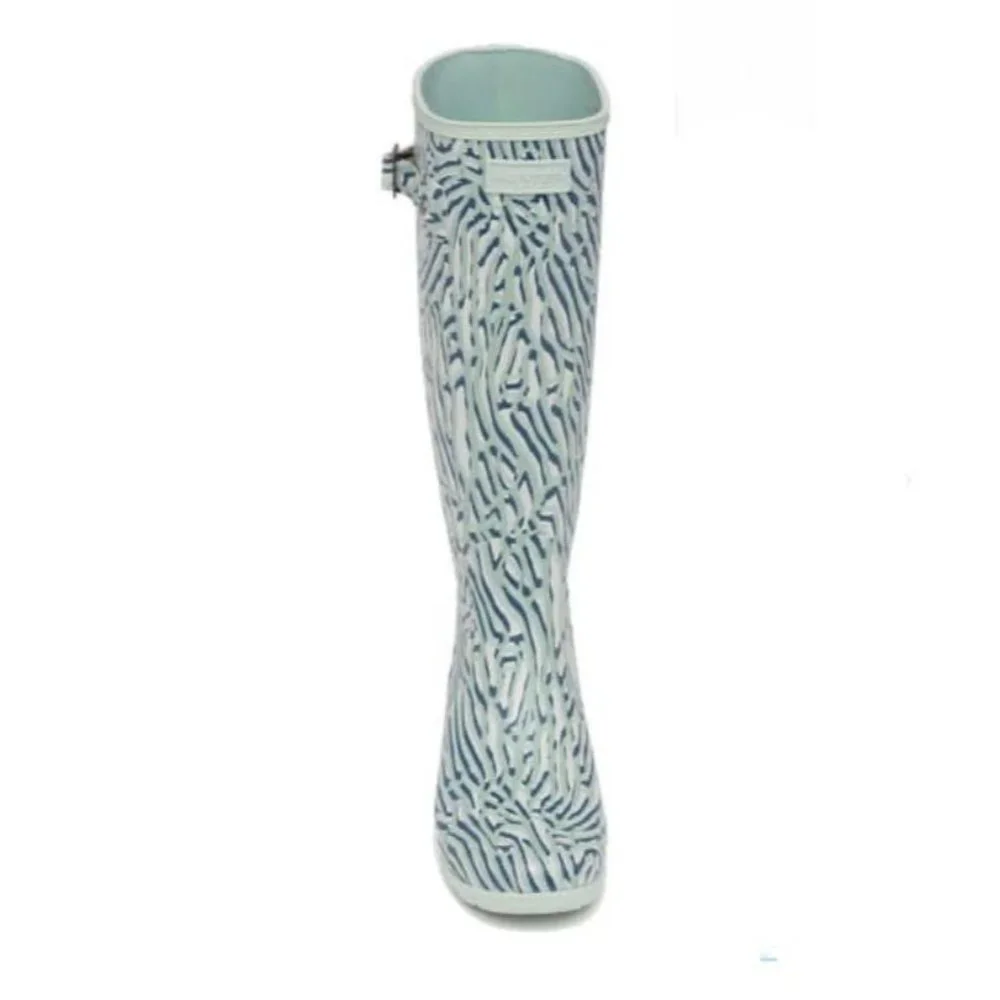 Hunter Refined Tall Coral Print Waterproof Boot - Picture 2 of 9
